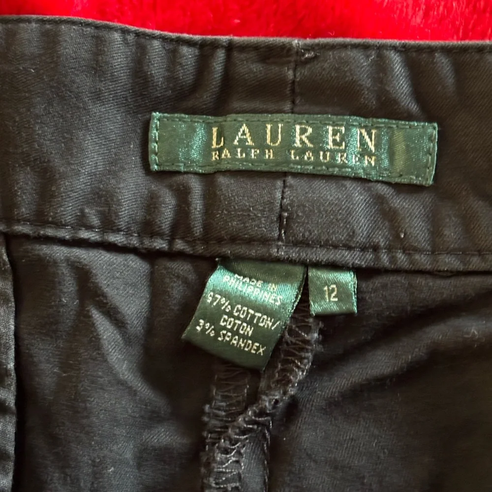 Ralph Lauren Women Black Cargo Shorts - Picture 7 of 12